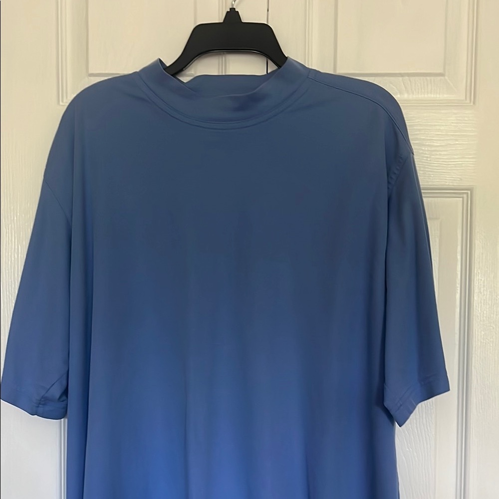 TEHAMA Blue Short Sleeve Tees
